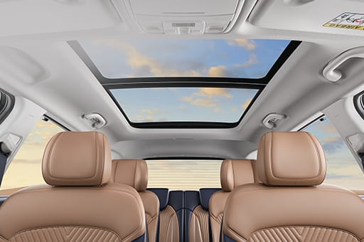 Voice enabled smart panoramic sunroof