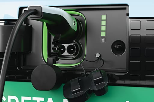 Charging port surround