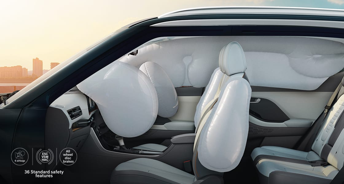Six Airbags Standard