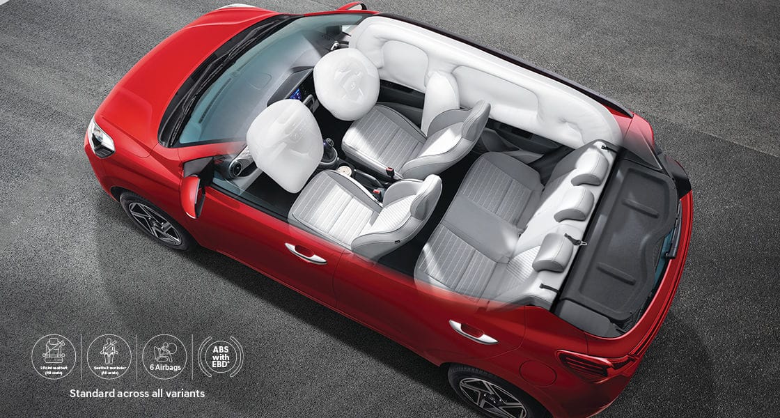 6 Airbags (select variants)