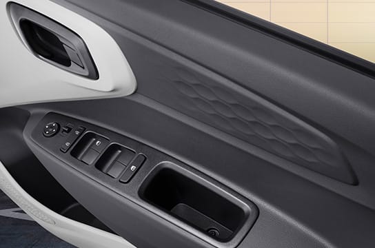 Front power windows