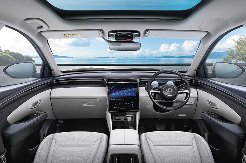 Premium black & light grey dual tone interiors