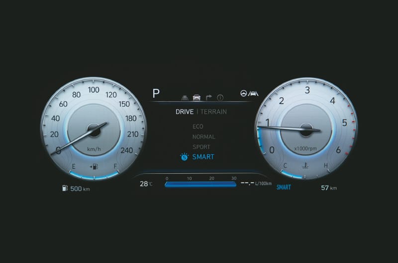 Drive mode select – Smart (HTRAC)