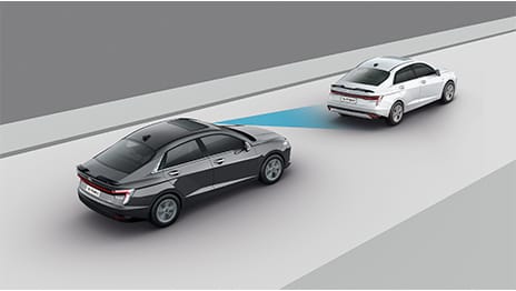 FCA Car and FCW Forward Collision Avoidance Car and Forward Collision Warning