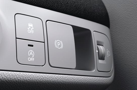 Hyundai Bayon electronic parking brake with auto hold