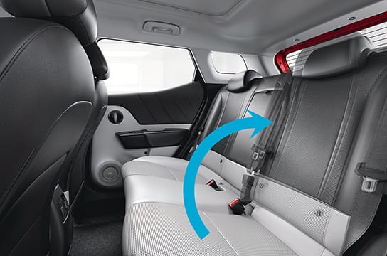 Hyundai Bayon 2-step rear reclining seat
